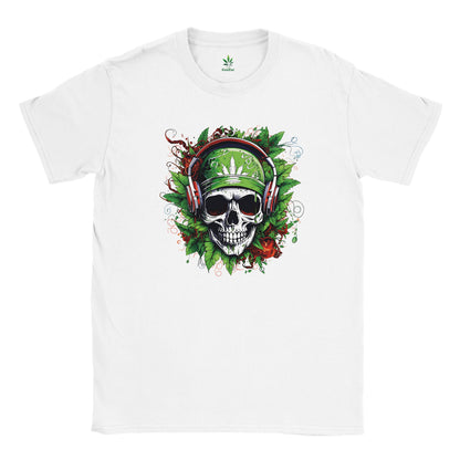 Urban Cannabis Skull Unisex T-Shirt