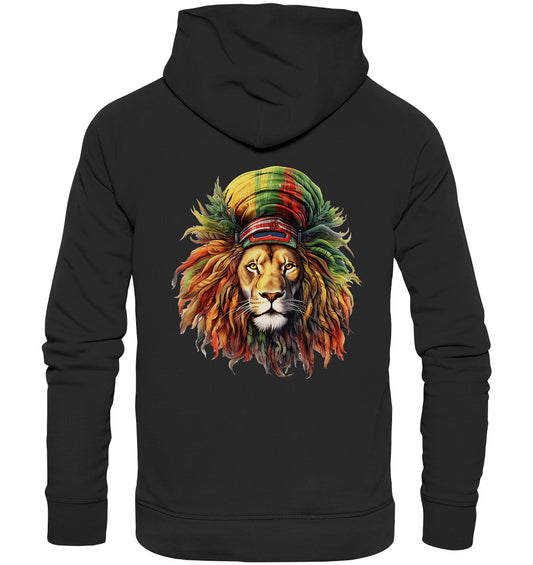 Rasta Lion - Organic Hoodie