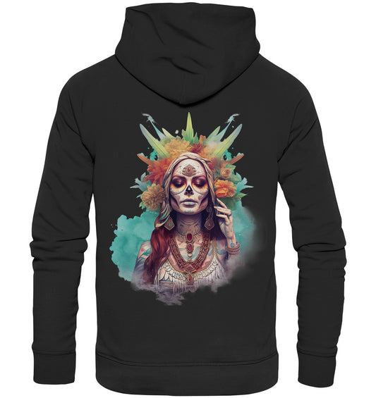 Graffiti Goddess of Death - Organic Hoodie