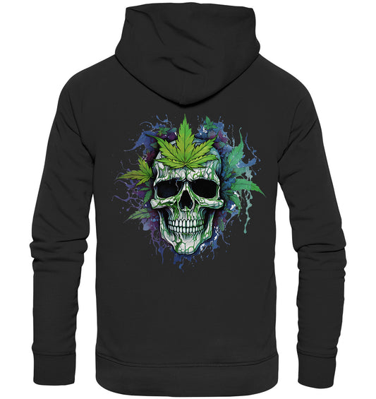 Cannabis Skull - Organic Hoodie