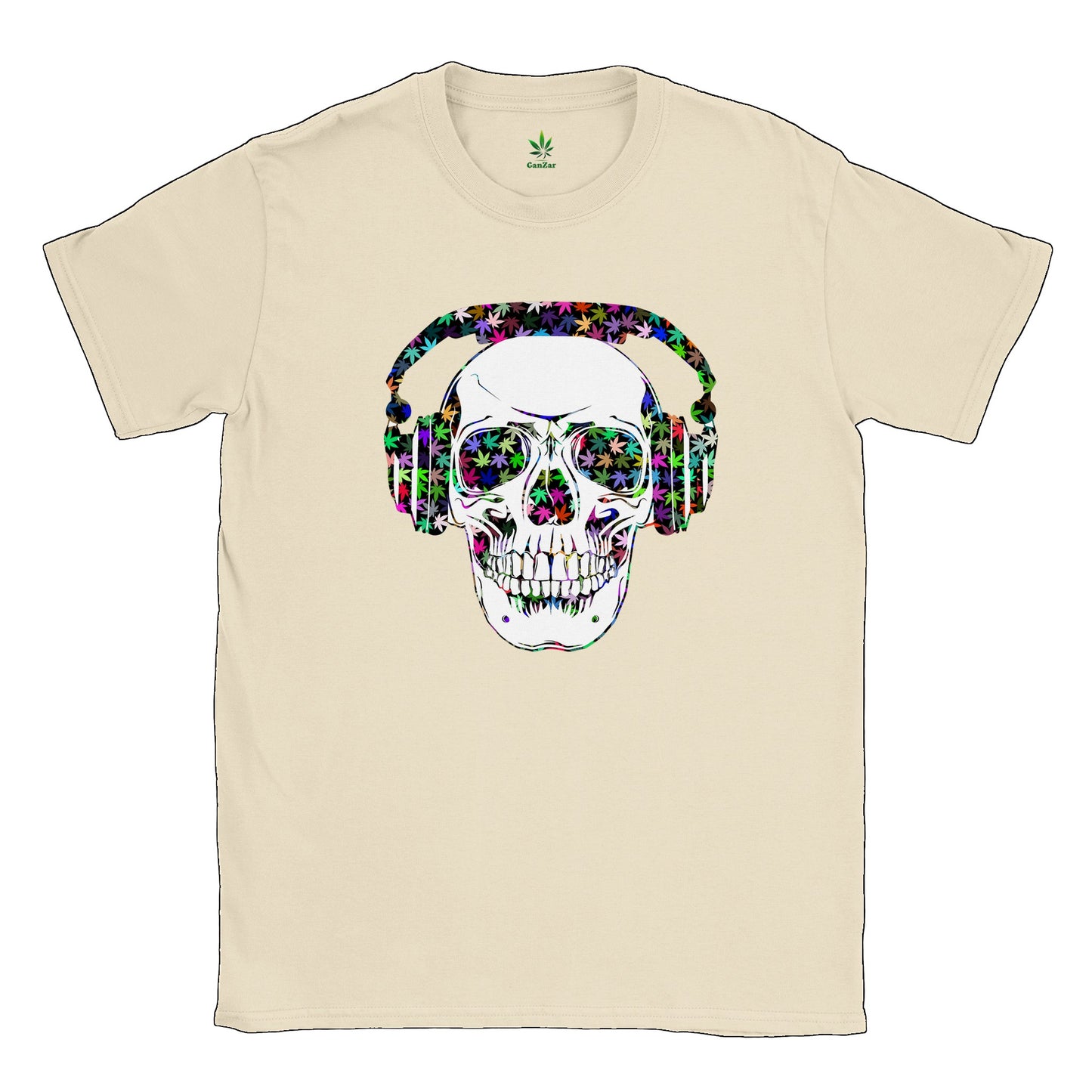 Urban Cannabis Groove Totenkopf Unisex T-Shirt