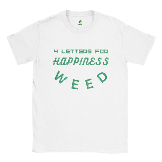 GanZar Happiness &amp; Weed Unisex Tshirt